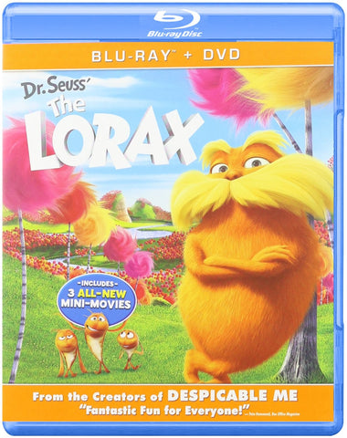 Dr. Seuss' The Lorax (2012) (Blu Ray + DVD Combo / Kids) Pre-Owned: Discs and Case