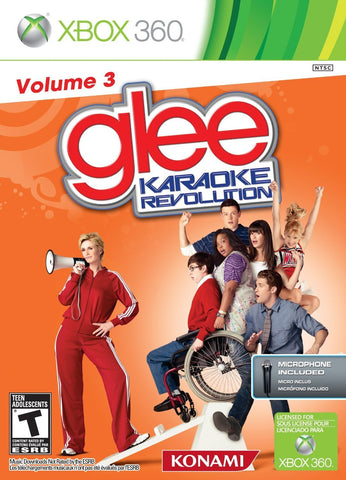 Karaoke Revolution Glee: Volume 3 Bundle with Microphone(Xbox 360) NEW