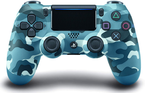 DualShock 4 Wireless Controller - Blue Camouflage (Official Sony Brand) (Playstation 4) Pre-owned
