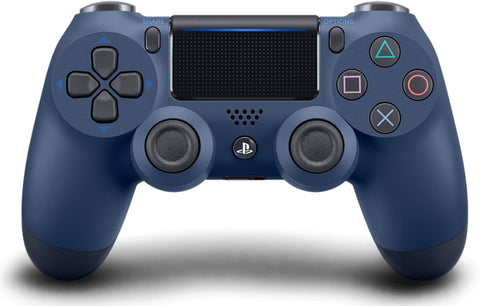 DualShock 4 Wireless Controller - Midnight Blue (Official Sony Brand) (Playstation 4) Pre-owned