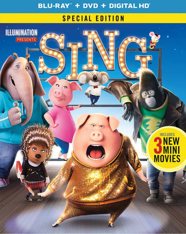 Sing (Special Edition) (Blu Ray + DVD Combo) NEW