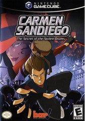 Carmen Sandiego The Secret of the Stolen Drums (Nintendo GameCube) Pre-Owned: Game, Manual, and Case