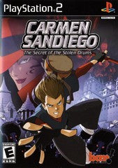 Carmen Sandiego The Secret of the Stolen Drums (Playstation 2 / PS2) Pre-Owned: Game, Manual, and Case