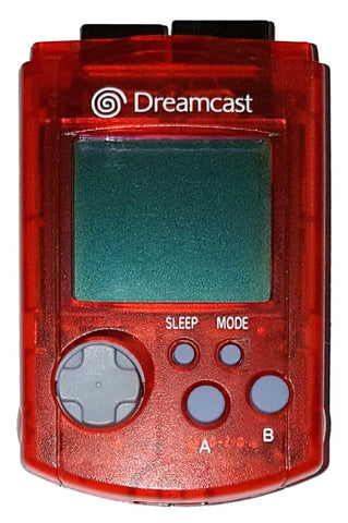 Official VMU Memory Card - Red (Sega Dreamcast) Pre-Owned – Grumpy Bob's  Emporium