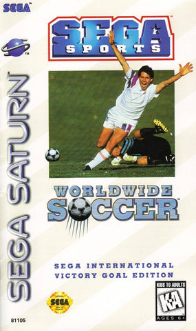 Worldwide Soccer (Sega Saturn) Pre-Owned: Game, Manual, and Case
