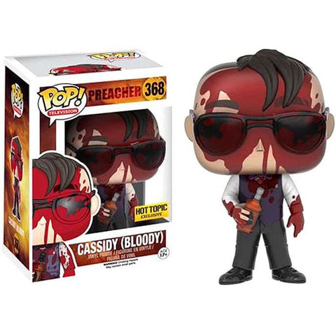 POP! Television #368: Preacher - Cassidy (Bloody) (Hot Topic Exclusive) (Funko POP!) Figure and Box w/ Protector