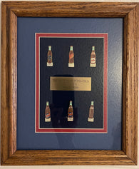 "The Bottles of Pepsi-Cola 1906-1958" Framed Commemorative Pin Set / Limited Ed. #61 of 500