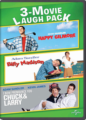 Happy Gilmore / Billy Madison / I Now Pronounce You Chuck & Larry (DVD) Pre-Owned