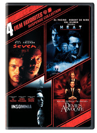 4 Film Favorites: Suspense (Devil's Advocate, Heat, Insomnia, Seven) (DVD) Pre-Owned