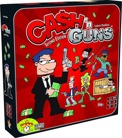 Cash N Guns - Second Edition (Card and Board Games) NEW