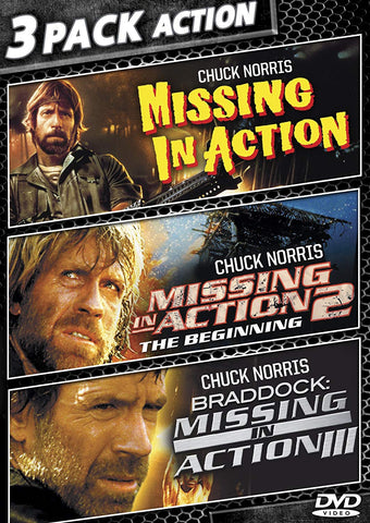 Missing In Action / Missing In Action 2: The Beginning / Braddock: Missing In Action III (DVD) NEW