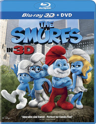 The Smurfs in 3D (Blu Ray 3D + DVD Combo) Pre-Owned