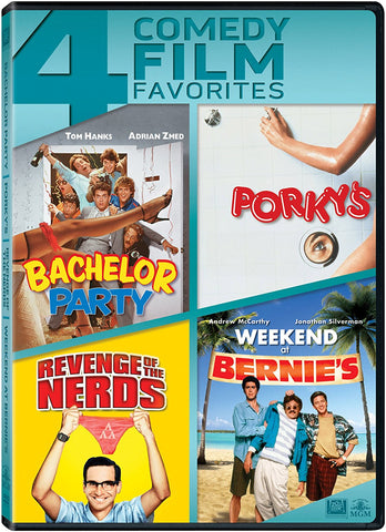Bachelor Party / Porky's / Revenge of the Nerds / Weekend at Bernie's (DVD) Pre-Owned