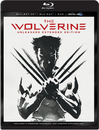 The Wolverine: Unleashed Extended Edition (Blu Ray 3D + Blu Ray + DVD Combo) Pre-Owned: Discs and Case