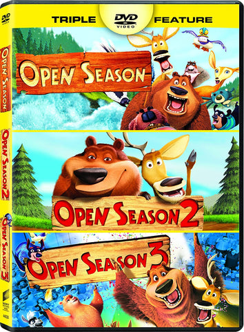 Open Season 1 2 3 (DVD) Pre-Owned