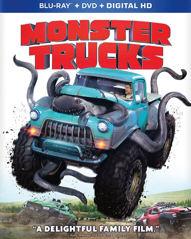Monster Trucks (Blu Ray + DVD Combo) NEW
