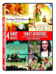 4 Films - Family Adventures Collector's Set  (The Sign of the Beaver / The Legend of Tillamook's Gold / The Adventures of Swiss Family Robinson / The Treasure Seekers)  (DVD) Pre-Owned