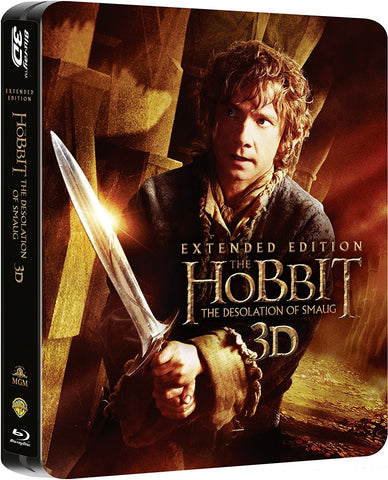 The Hobbit: The Desolation Of Smaug - Extended Edition (Steelbook Edition) (Blu Ray) Pre-Owned