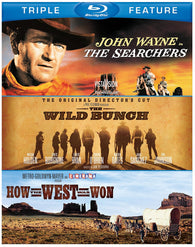 Searchers / Wild Bunch / How the West Was Won (Triple-Feature) (Blu Ray) Pre-Owned: Disc(s) and Case