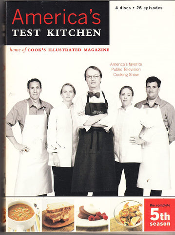 America's Test Kitchen: Season 5 (DVD) Pre-Owned