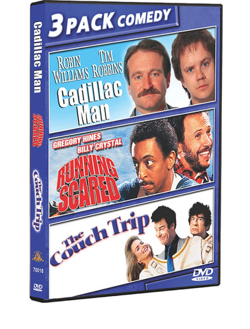 Cadillac Man (1990) / The Couch Trip (1988) / Running Scared (1986) (DVD) Pre-Owned