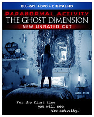 Paranormal Activity: The Ghost Dimension (New Unrated Cut) (Blu Ray + DVD Combo) Pre-Owned: Discs and Case