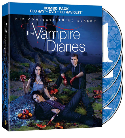 The Vampire Diaries: Season 3 (Blu Ray + DVD Combo) NEW