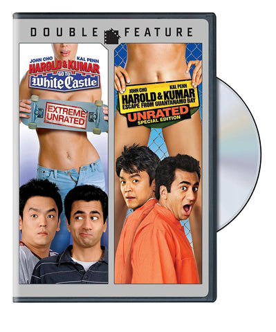 Harold & Kumar Go to White Castle / Escape from Guantanamo Bay (Unrated) (DVD) Pre-Owned