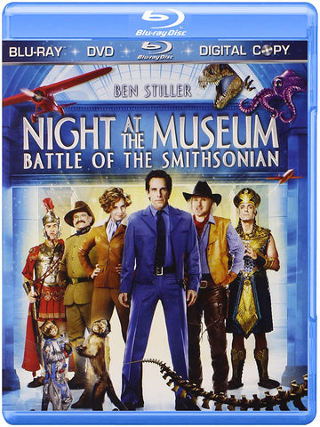 Night at the Museum: Battle of the Smithsonian (Blu-ray + DVD) Pre-Owned