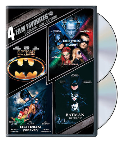Batman Collection (Batman / Batman Forever / Batman and Robin / Batman Returns) (DVD) Pre-Owned