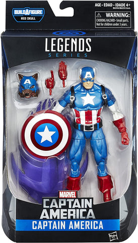 Marvel - Legends Series: Captain America (Build A Figure: Red Skull) (Hasbro) (Action Figure) NEW