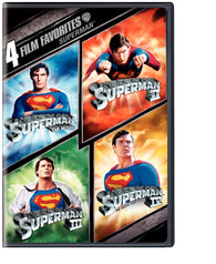 Superman 1, 2, 3, & 4 (4 Film Favorites) (DVD) Pre-Owned: Disc(s) and Case