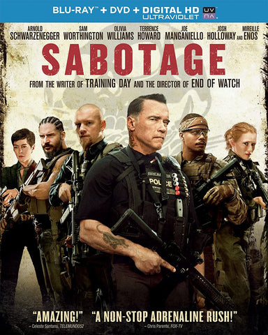 Sabotage (Blu-ray + DVD) Pre-Owned
