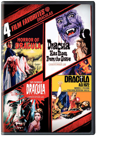 Draculas (Dracula A.D. 1972, Dracula Has Risen from the Grave, Horror of Dracula, Taste the Blood of Dracula (DVD) Pre-Owned