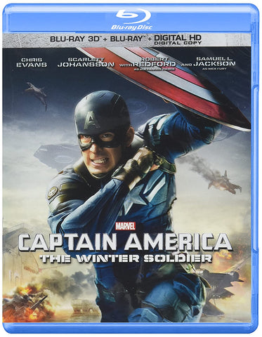 Captain America: The Winter Soldier (Blu-ray 3D + BR) Pre-Owned
