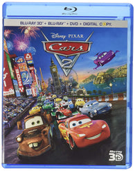 Cars 2 (Blu-ray/3D + DVD) Pre-Owned