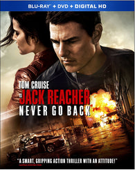 Jack Reacher: Never Go Back (Blu Ray Only) Pre-Owned: Disc and Case