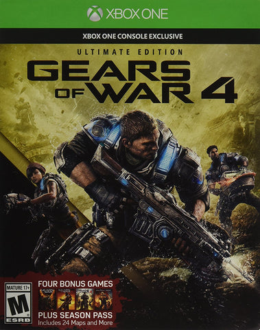 Gears of War 4: Ultimate Edition (Includes SteelBook with Physical Disc + Season Pass) (Xbox One) NEW