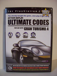 Action Replay ULTIMATE CODES for Gran Turismo 4 (Playstation 2) Pre-Owned