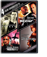 4 Film Favorites: Extreme Action (Eraser, The Last Boy Scout, Passenger 57, Point of No Return) (DVD) Pre-Owned