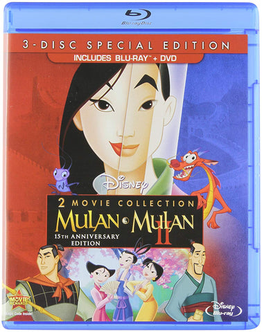 Mulan / Mulan II (Blu-ray + DVD) Pre-Owned