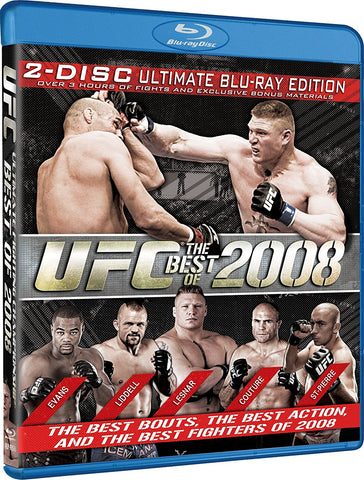 UFC: The Best of 2008 (Blu Ray) Pre-Owned