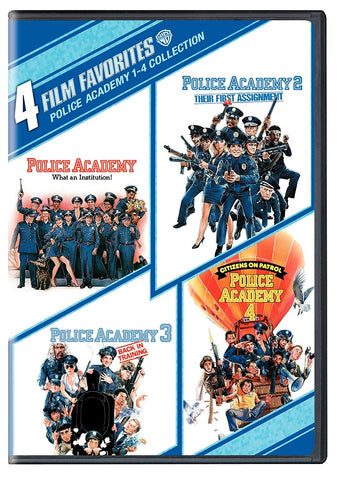 Police Academy 1 / Police Academy 2 / Police Academy 3 / Police Academy 4 (DVD) Pre-Owned