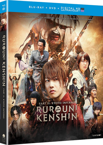 Rurouni Kenshin: Part II - Kyoto Inferno (Blu-ray + DVD) Pre-Owned