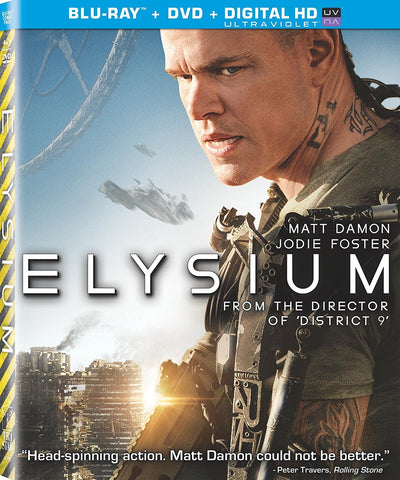 Elysium (Blu Ray Only) Pre-Owned: Disc and Case