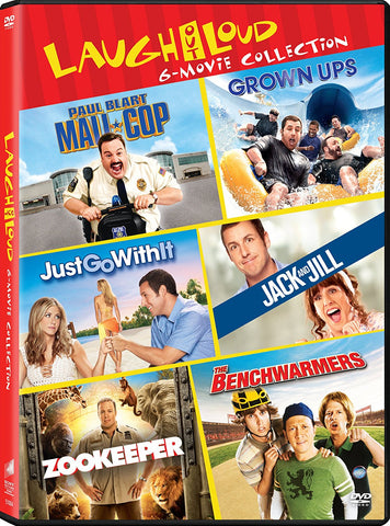 Laugh Out Loud 6 Movie Collection: Benchwarmers, the / Zookeeper / Grown Ups (2010) / Paul Blart: Mall Cop / Jack and Jill / Just Go with It