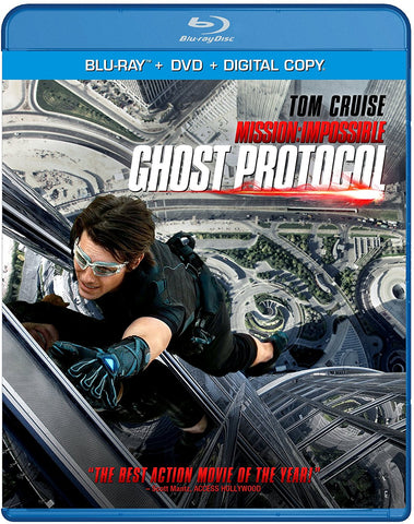 Mission: Impossible - Ghost Protocol (Blu Ray + DVD) Pre-Owned