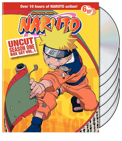 Naruto Uncut Box Set: Season 1, Vol. 1 (DVD) Pre-Owned