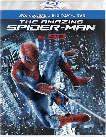 The Amazing Spider-Man (Blu Ray 3D + Blu Ray + DVD) Pre-Owned