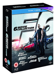 Fast & Furious: The 6-Movie Collection (Import) (Blu-ray) NEW
